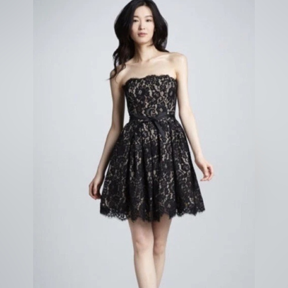 NWT Stunning Robert Rodriguez for Target Black Lace Cocktail Dress Size 12
